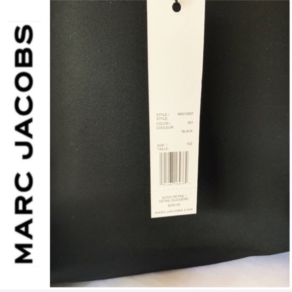 NWT Marc Jacobs large preppy backpack black - Picture 6 of 7